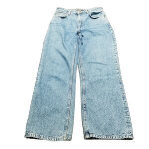 Nudie Jeans Women's 28x28 Clean Eileen Gentle Fade Wide Leg 100% Cotton  (29x28)